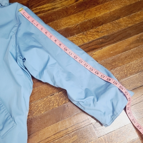 Vintage 80s Blue Sherpa Lined Winter Jacket Windsor Bay 1X Plus - Picture 9 of 15